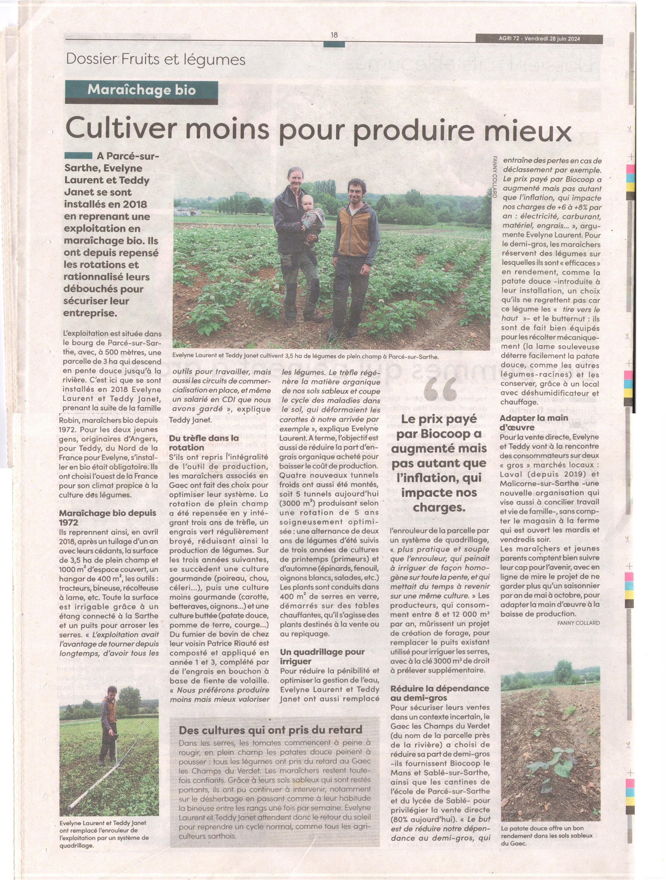 Réussir Agri 72, juin 2025