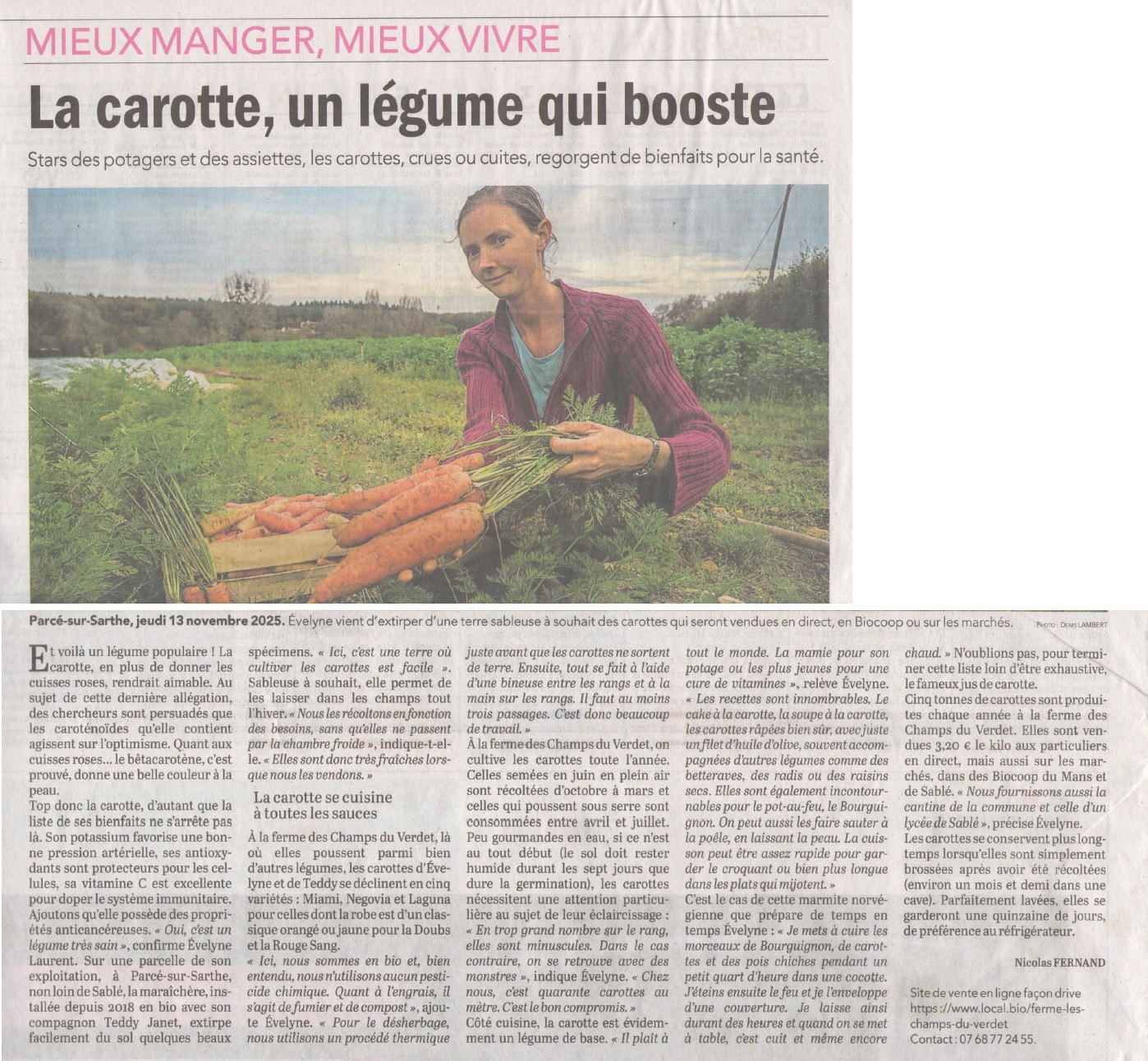 Le Maine Libre - novembre 2025